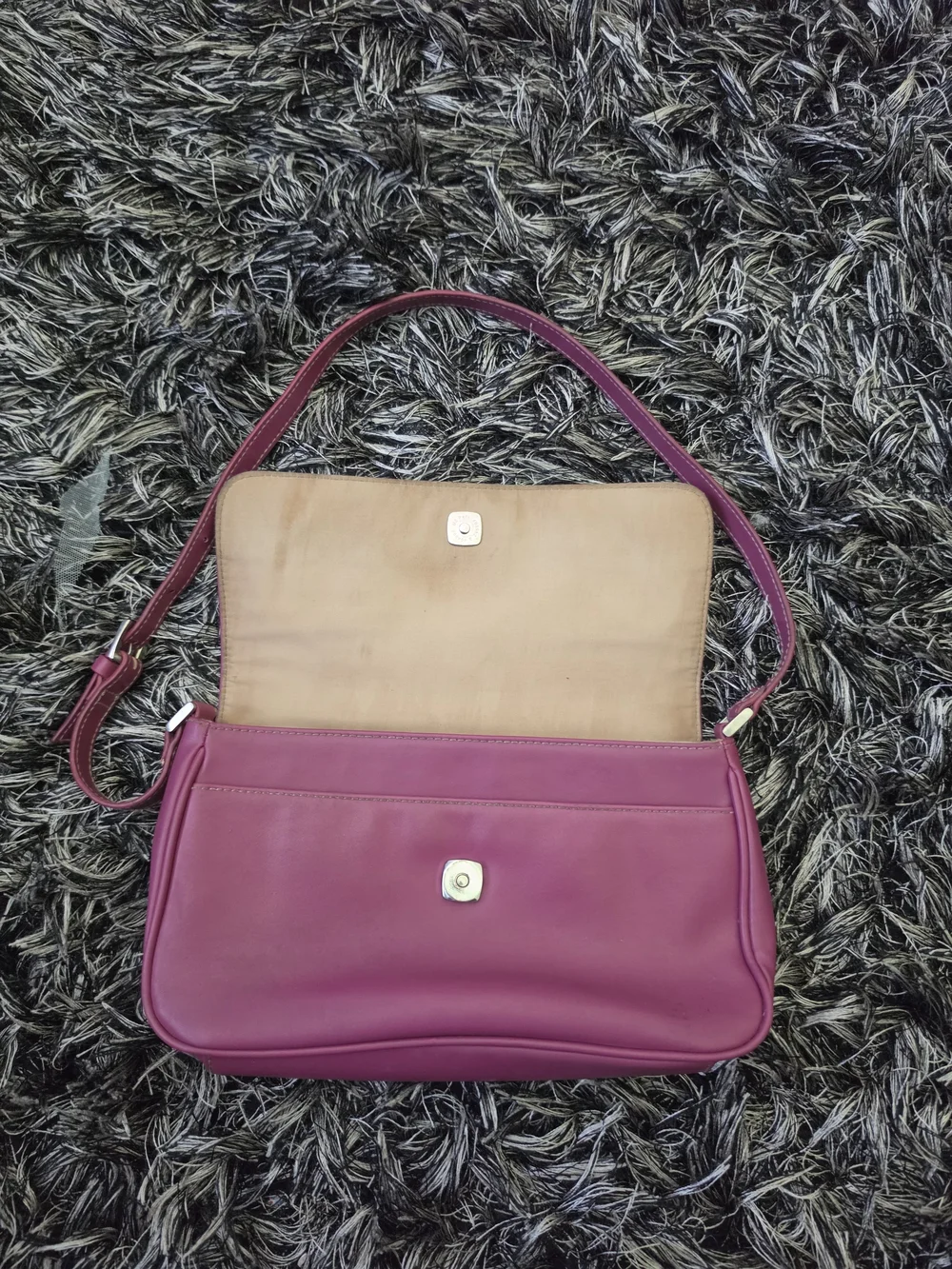 villager Magenta Convertible Shoulder Bag